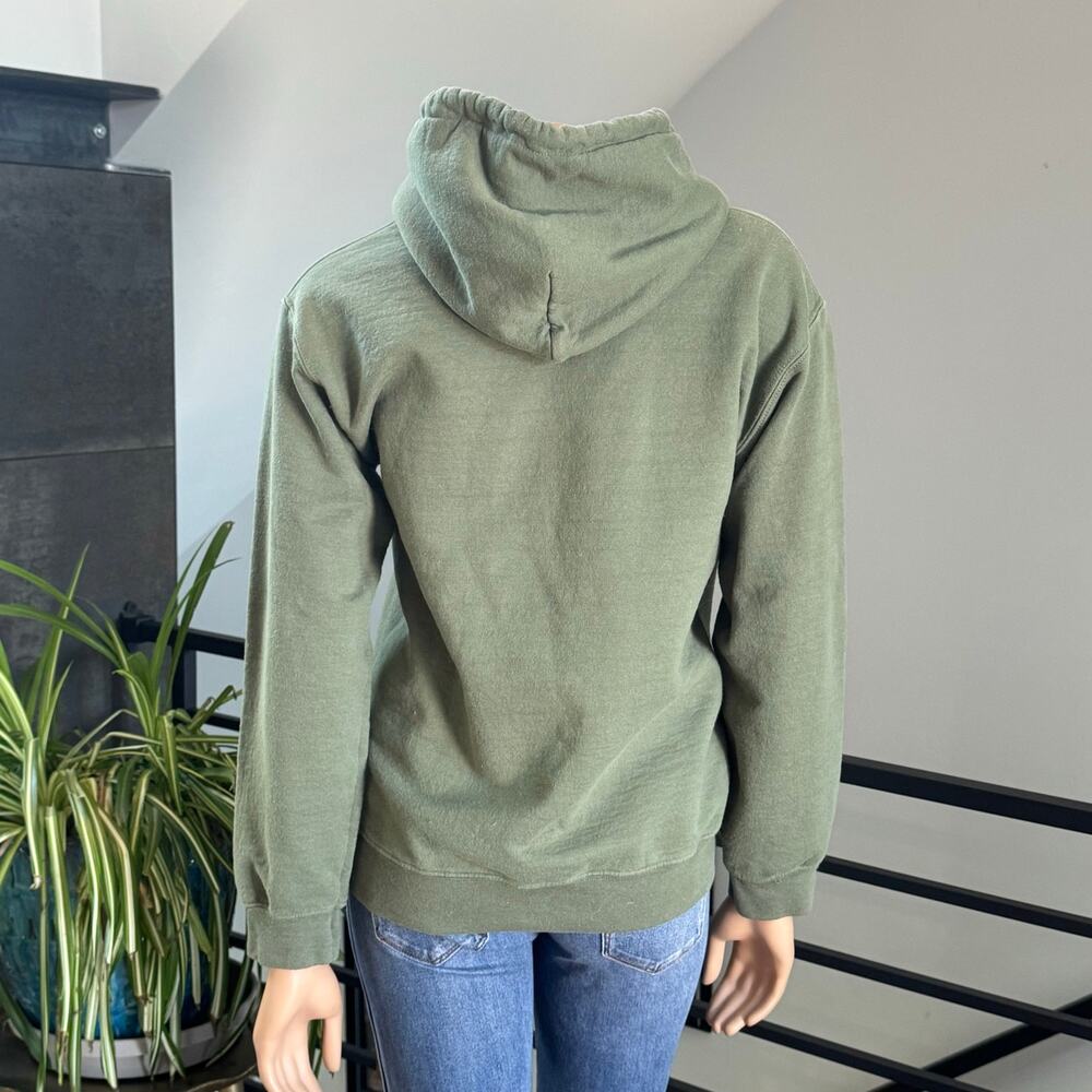 Spooky Season Boba Ghost Hoodie Olive Green Small Cute Coquette Fall Halloween - Picture 6 of 10